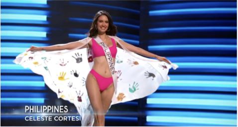 Miss Universe 2023 Philippines Swimsuite Competition Celeste Corseti