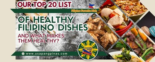 Our Top 20 List of Healthy Filipino Dishes