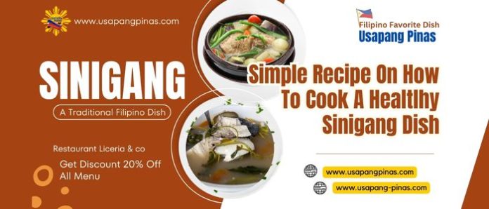 Simple Recipe On How To Cook A Healthy Sinigang Dish